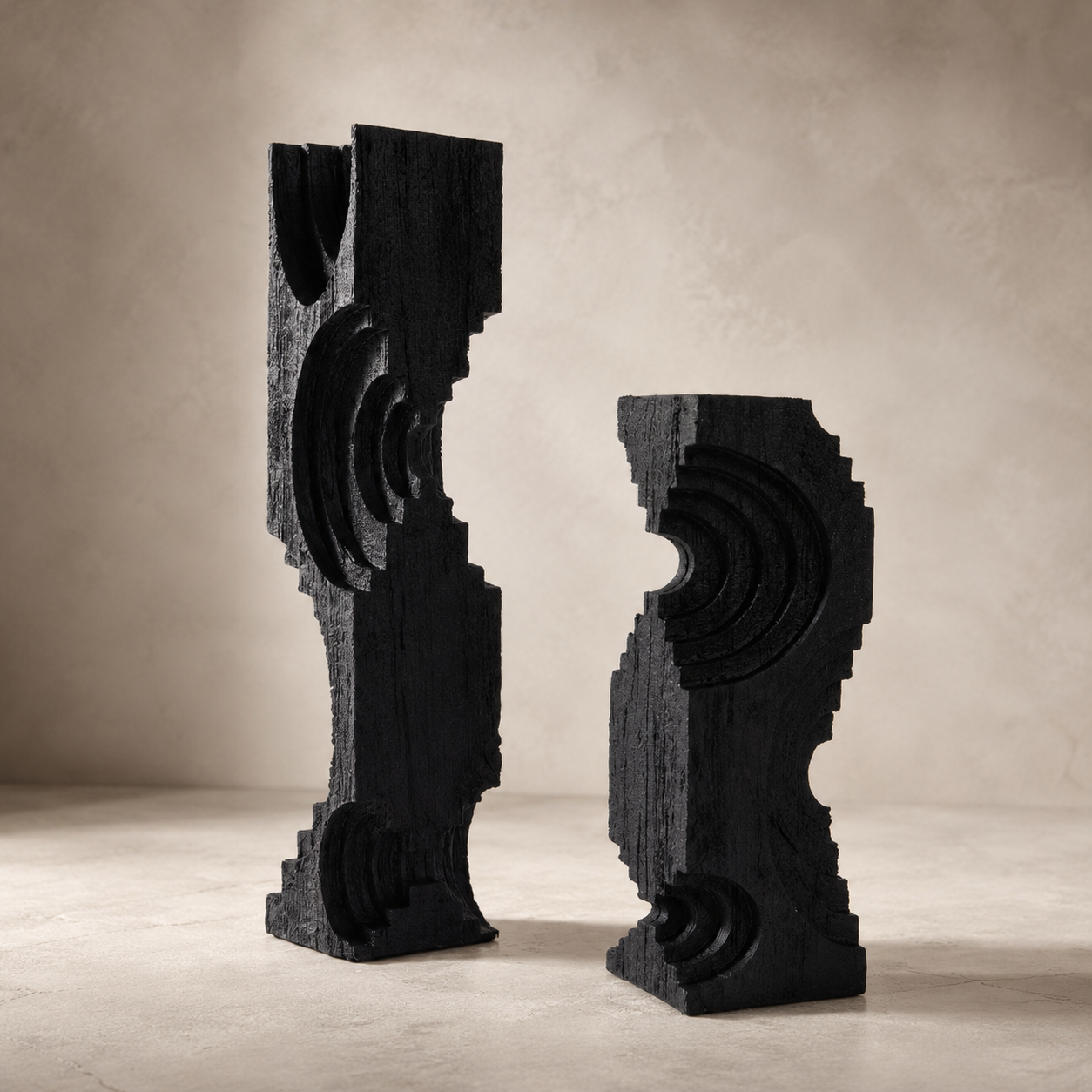 Eclipse Noir Sculpture Set