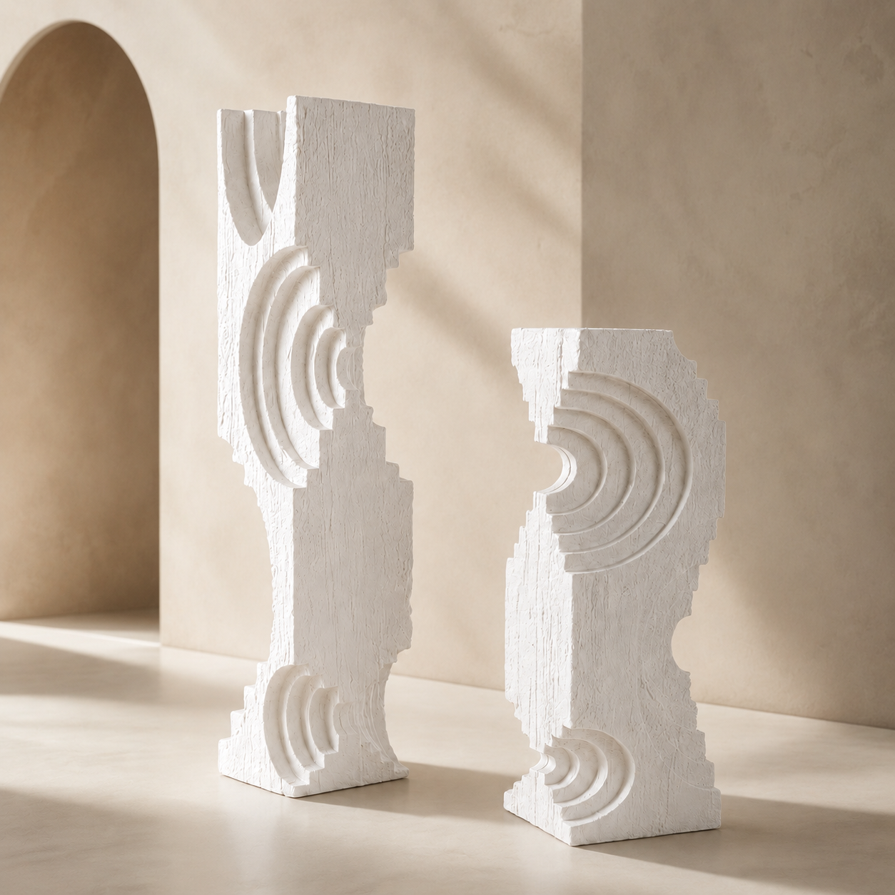 Luna Relief Sculpture Set