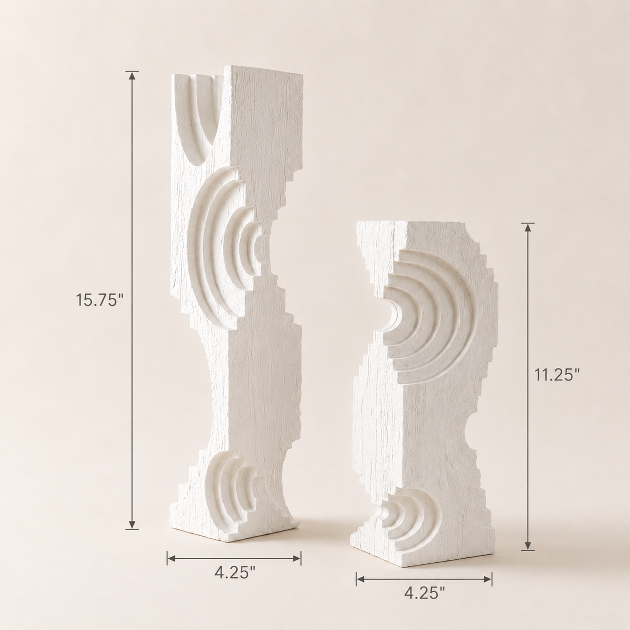 Luna Relief Sculpture Set