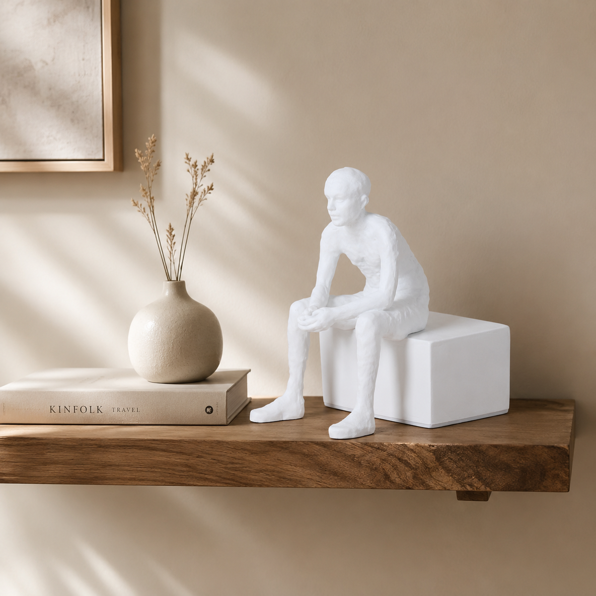 Contemplation Figure Sculpture