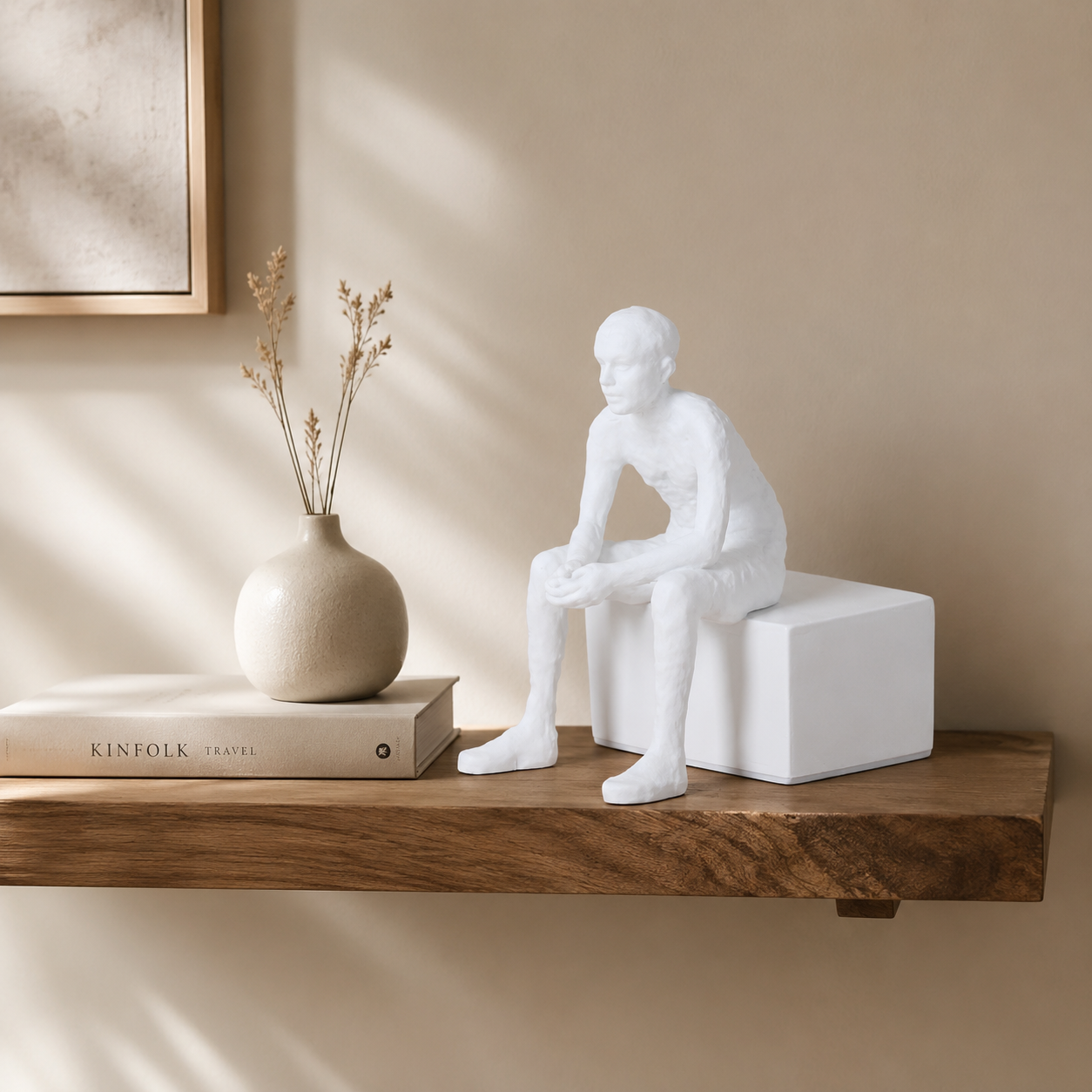 Contemplation Figure Sculpture