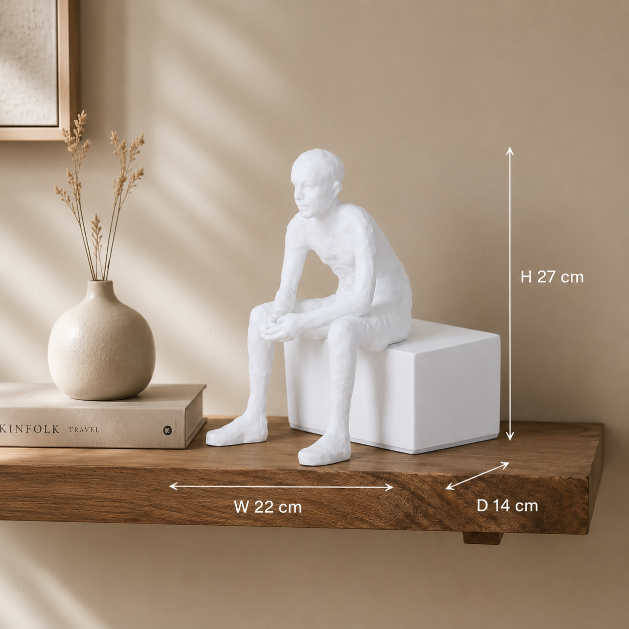 Contemplation Figure Sculpture