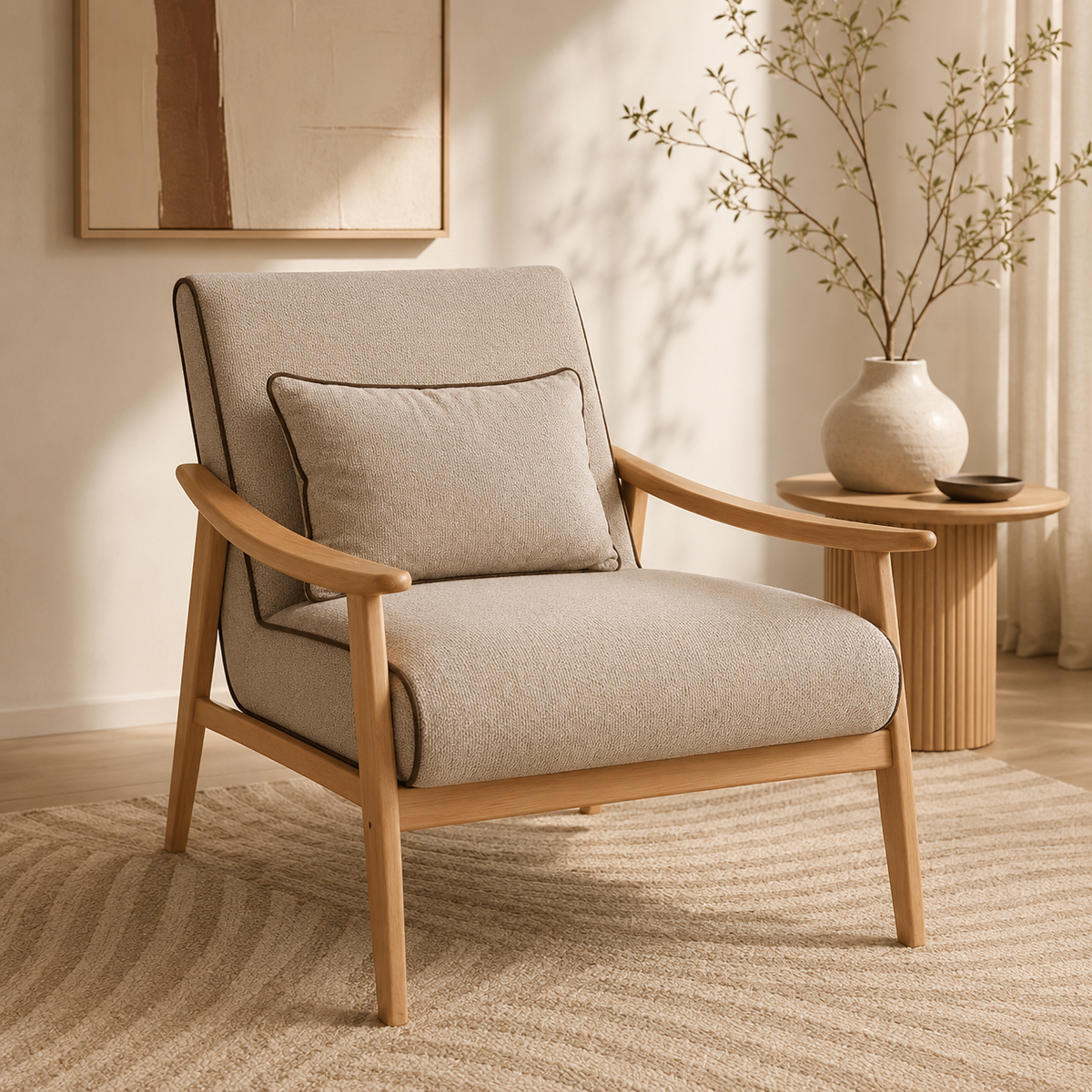 Oslo Wood Lounge Chair
