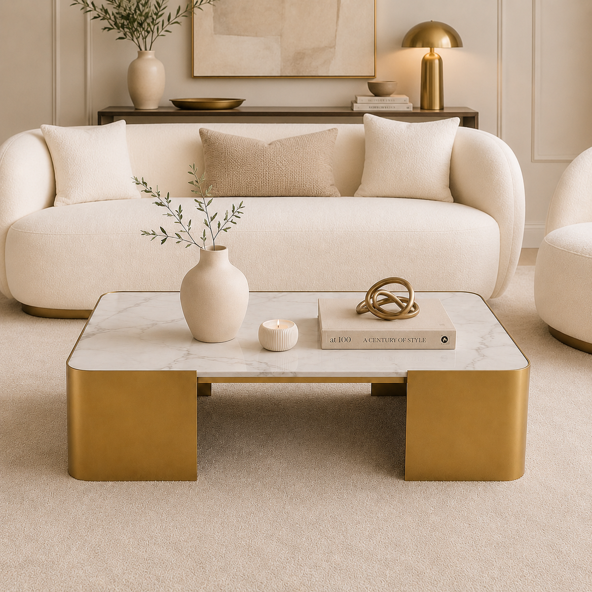 Aurelia Marble Coffee Table