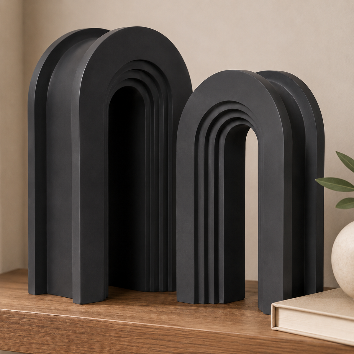 Noir Arch Sculpture Set