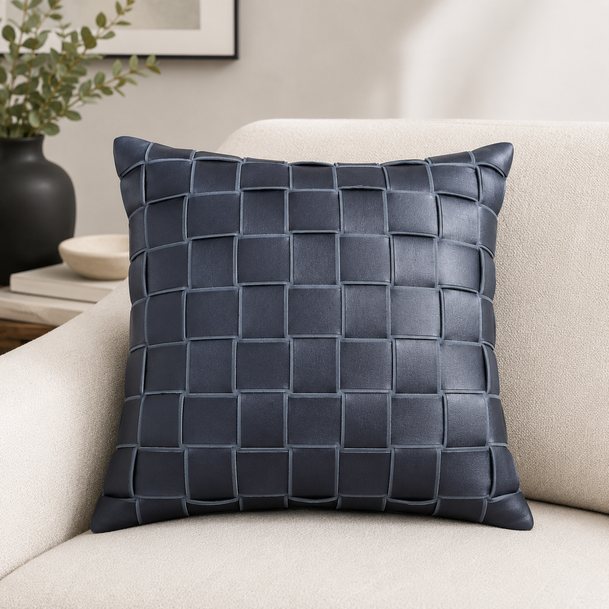 Abstract Line Cushion
