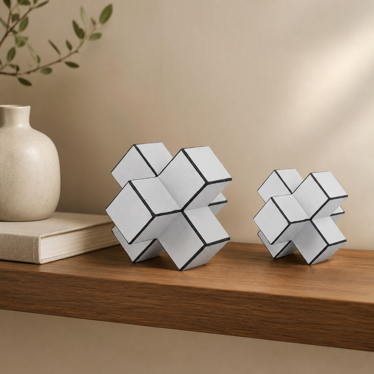 Cubix Duo Sculptures