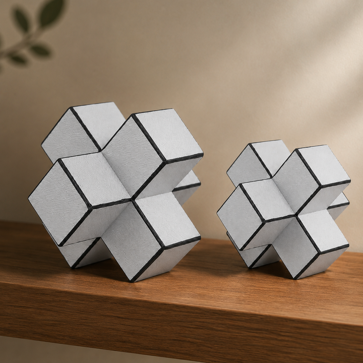 Cubix Duo Sculptures