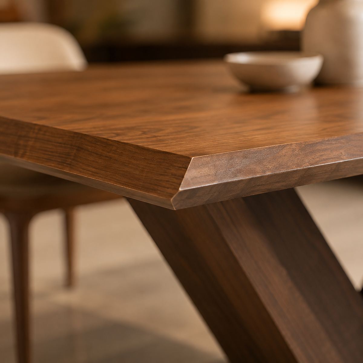 Verona Walnut Dining Table