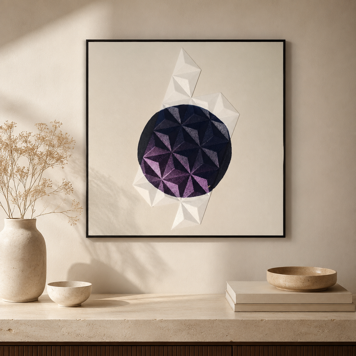 Violet Prism Wall Art