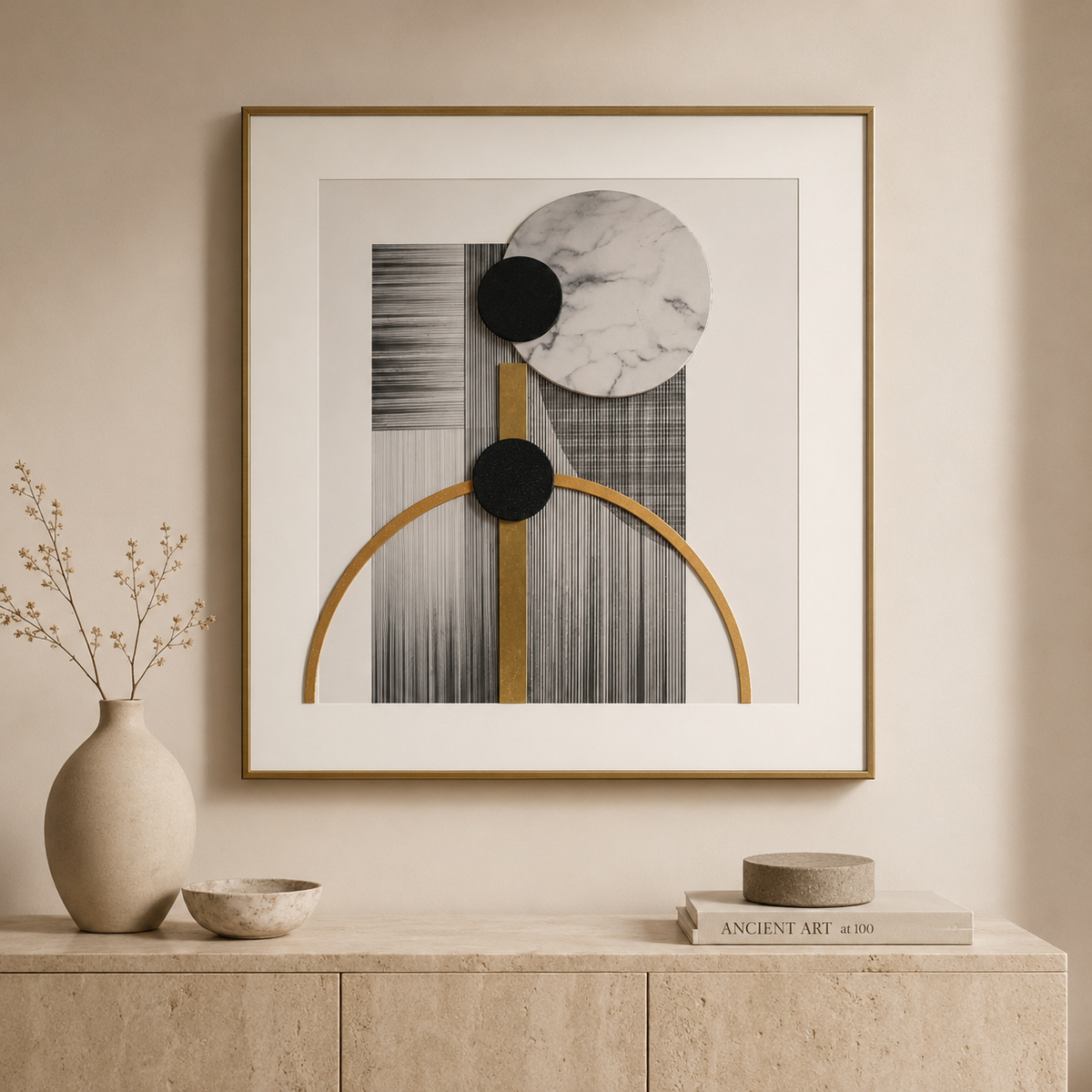 Marble Orbit Wall Art