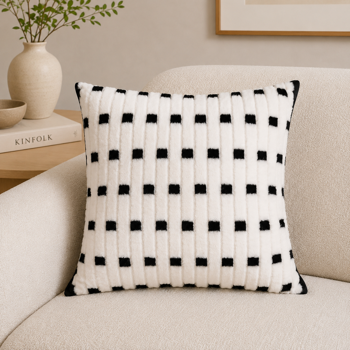 Velvet Knot Cushion