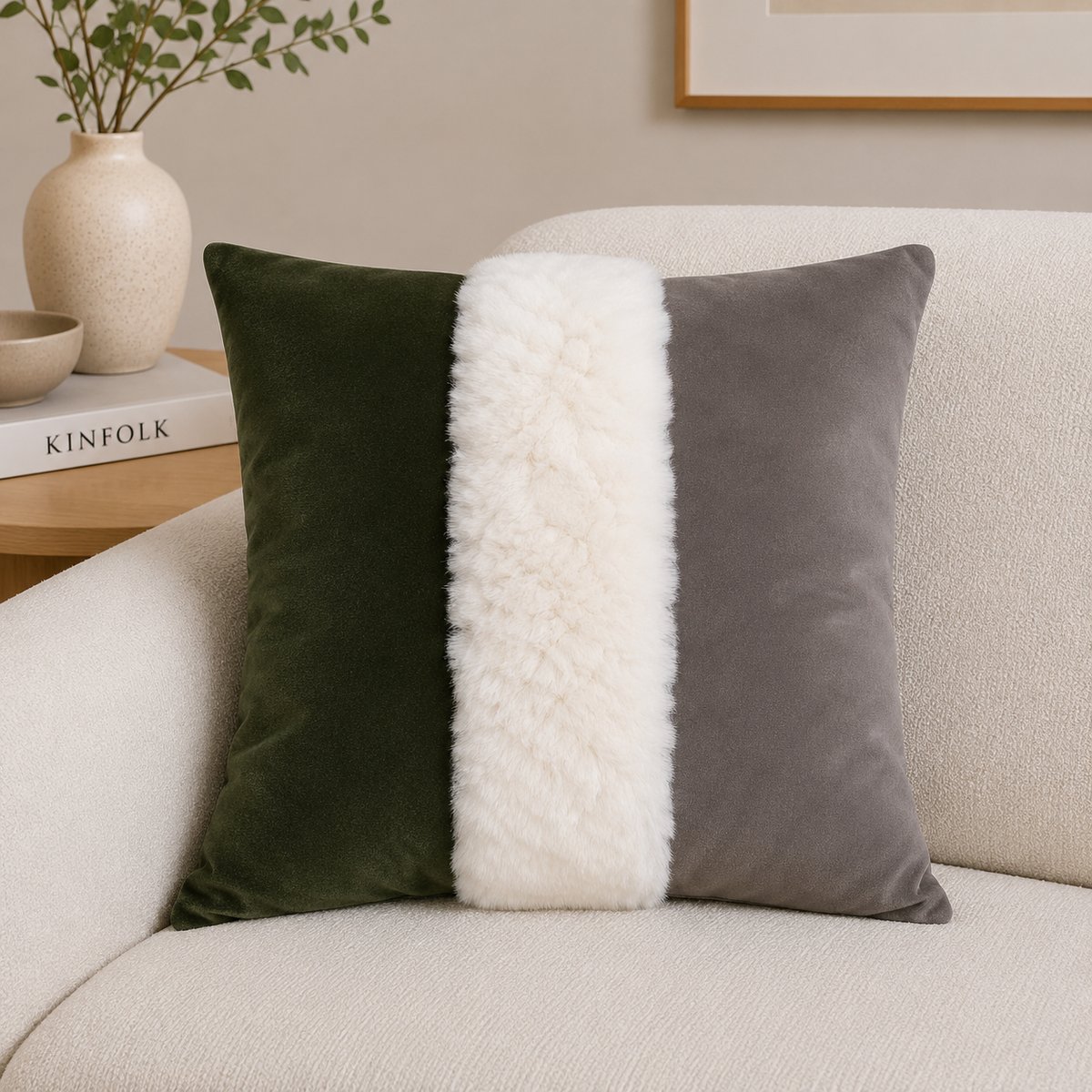 Triple Texture Cushion
