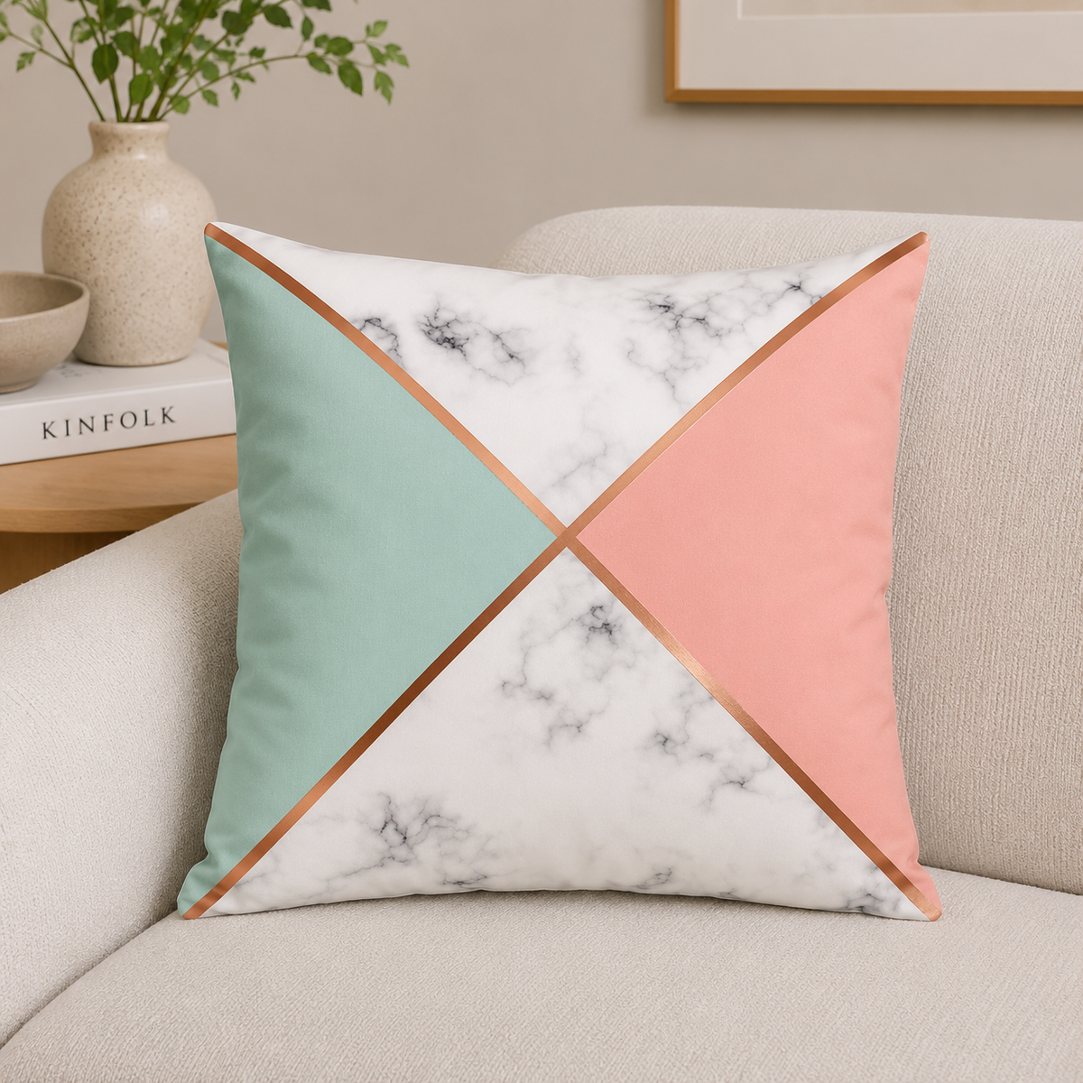 Pastel Marble Cushion