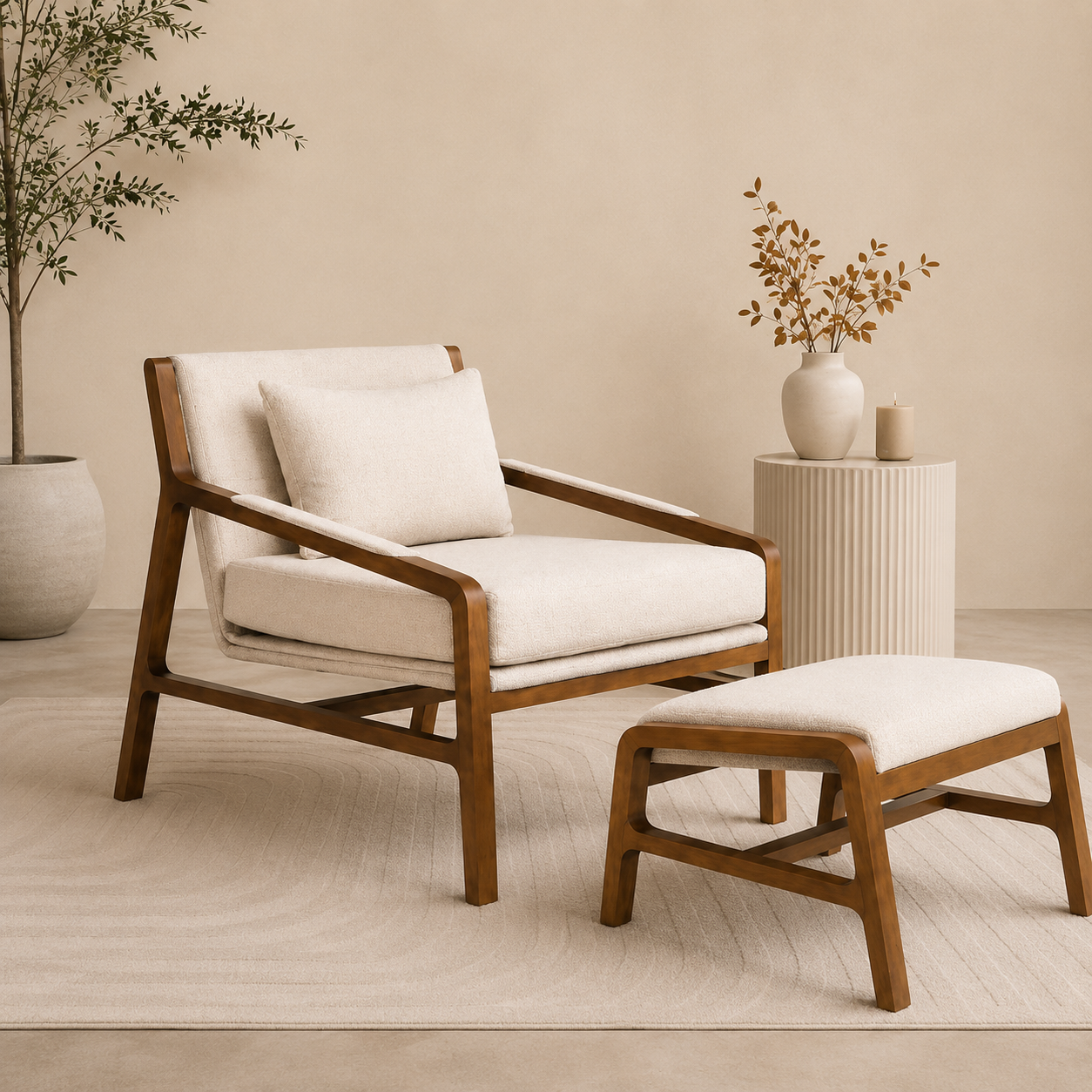Haven Lounge Chair & Ottoman