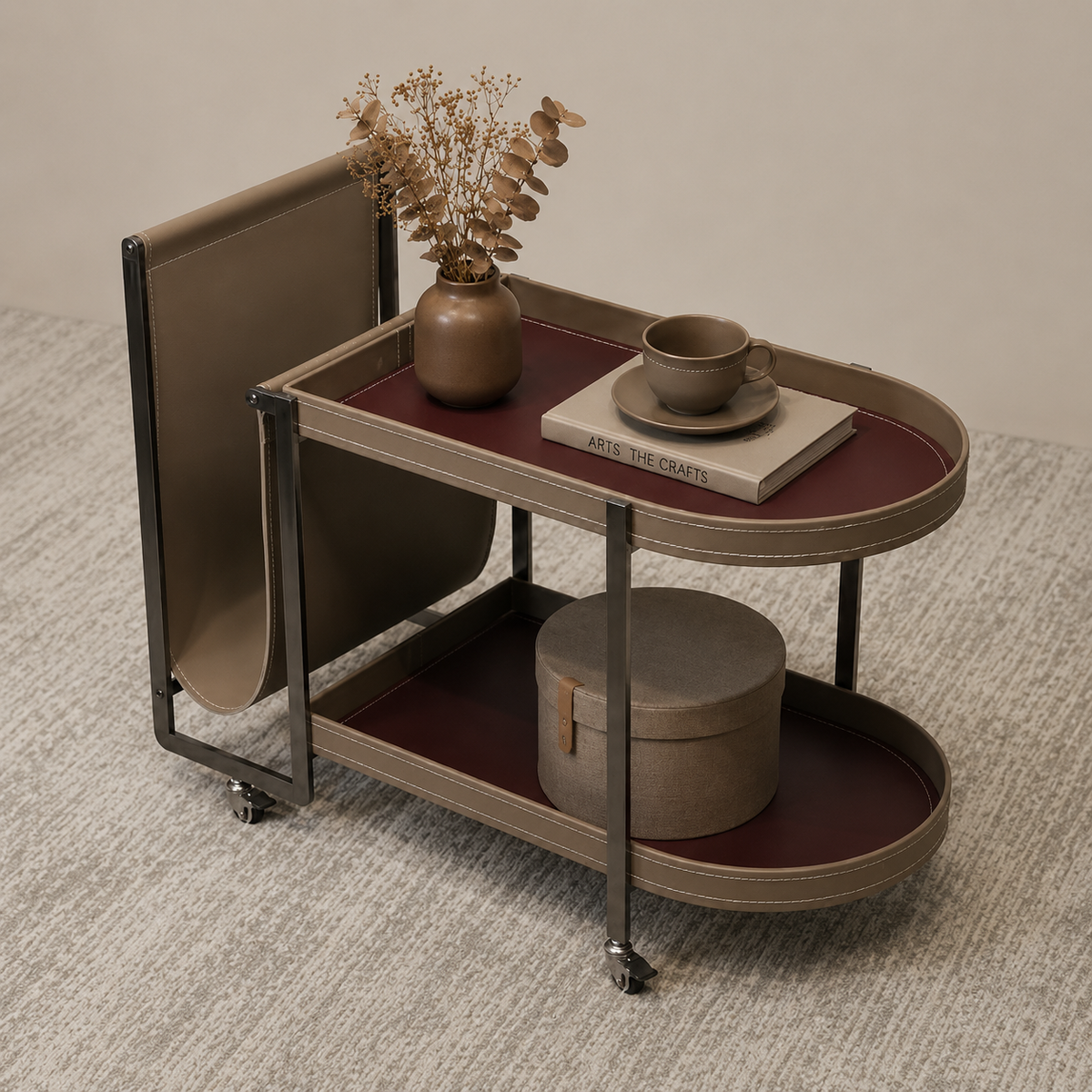Verona Leather Trolley