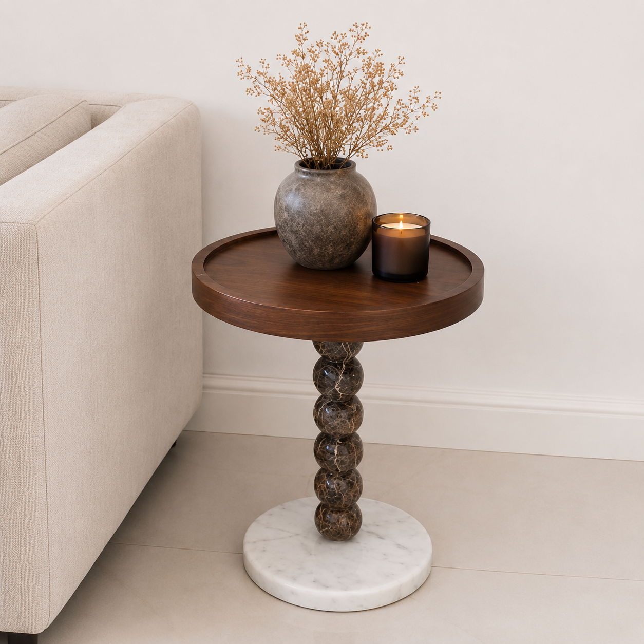 Orion Marble Side Table