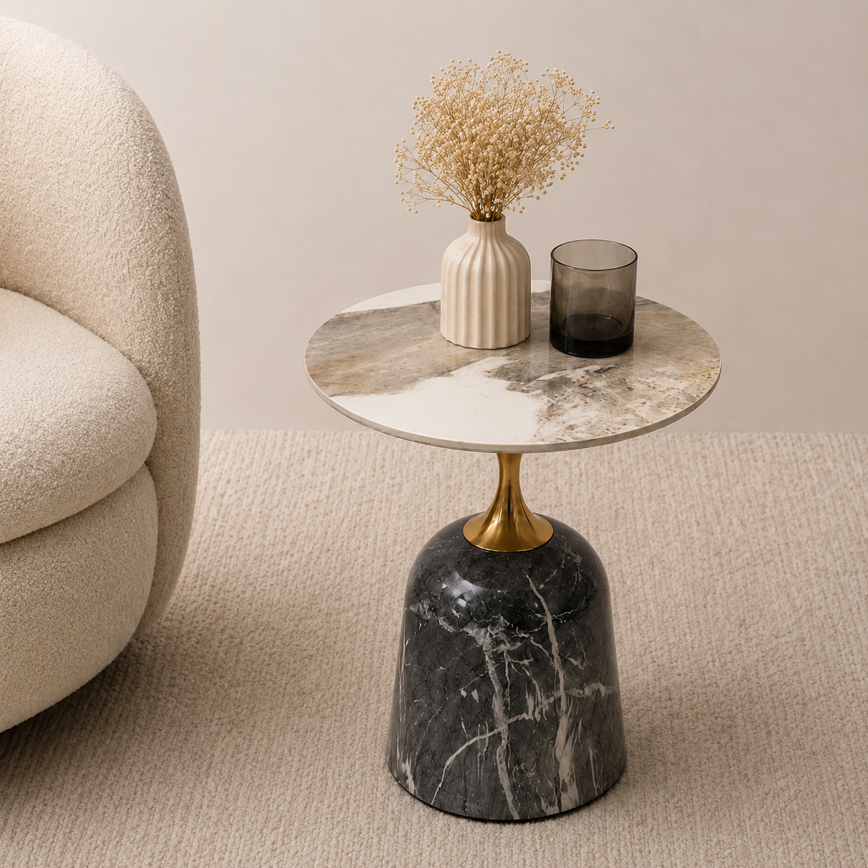 Obsidian Luxe Accent Table