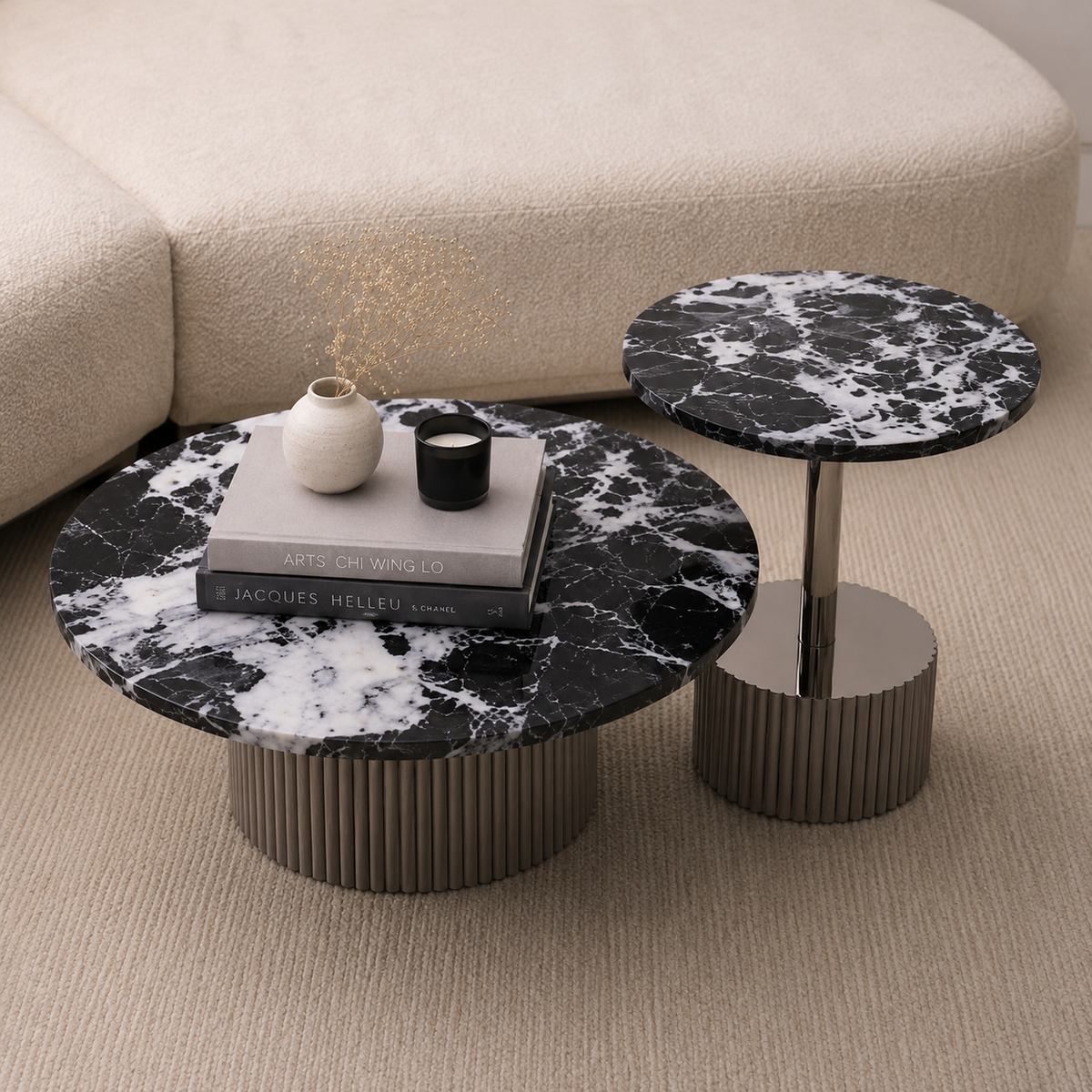 Noir Nesting Table Set