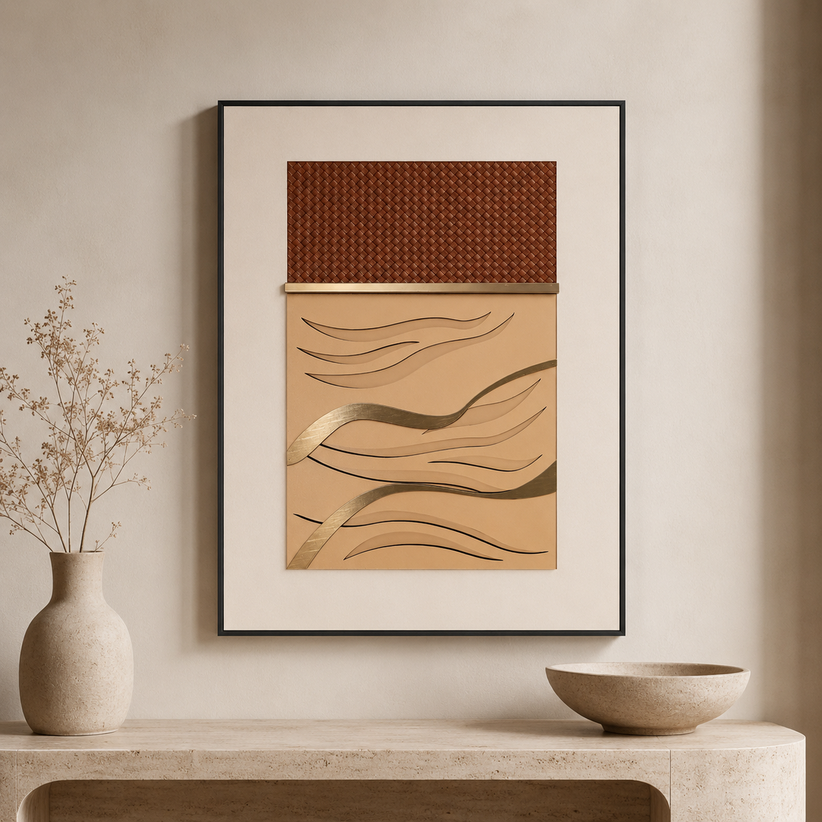Bronze Flow Wall Art