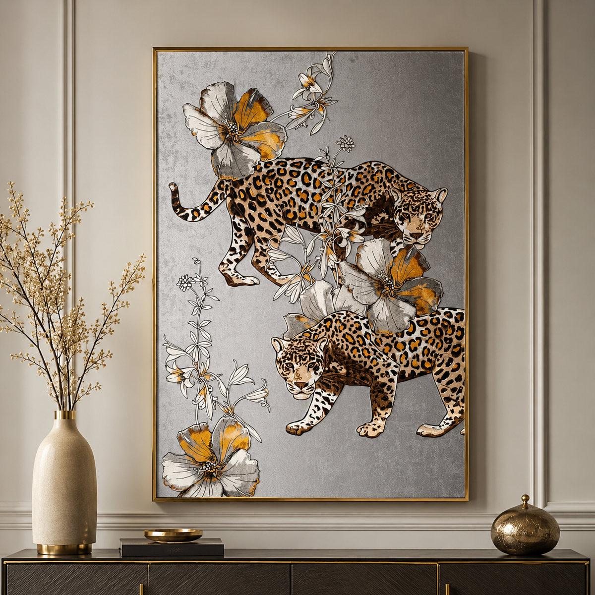 Golden Safari Wall Art