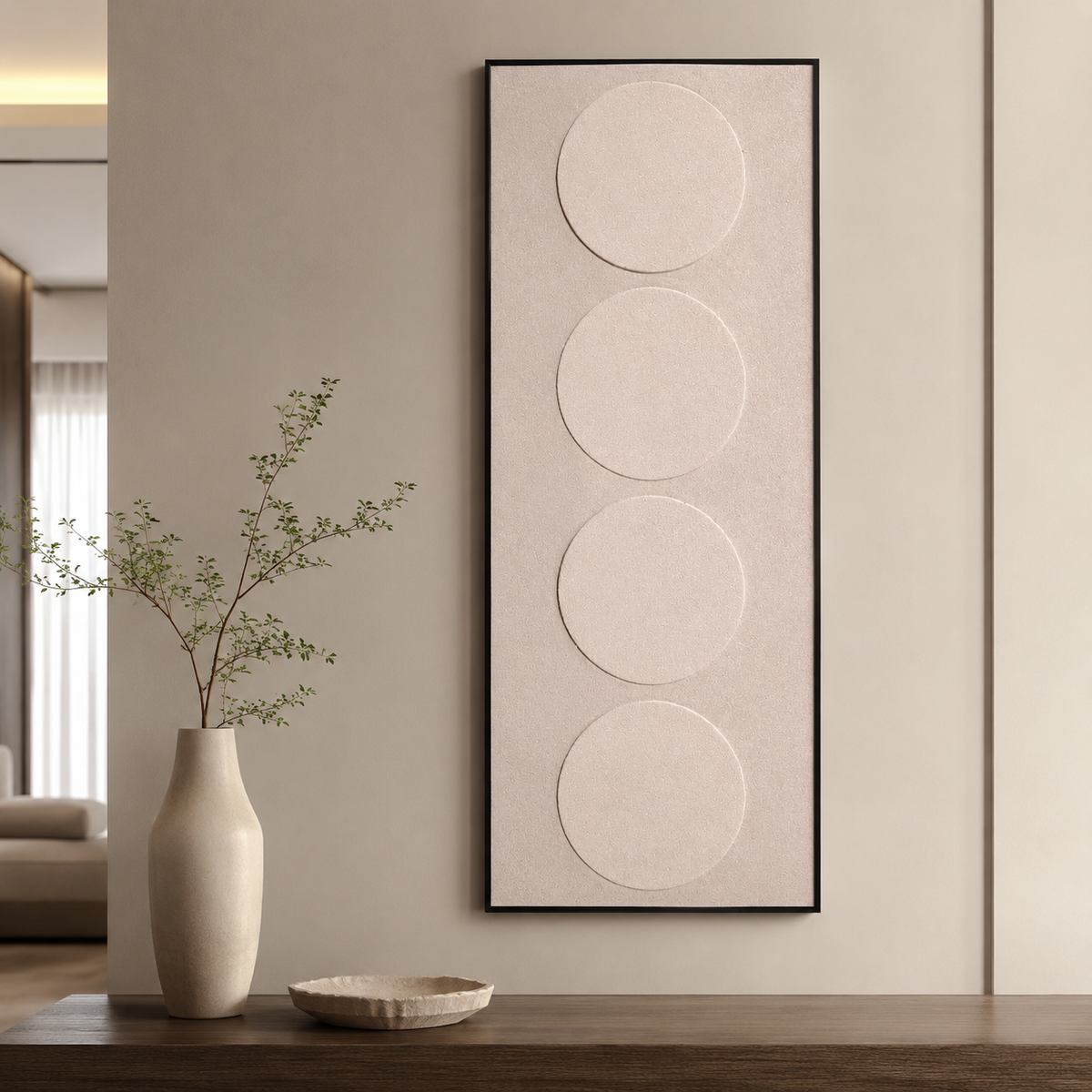 Blush Circle Wall Art