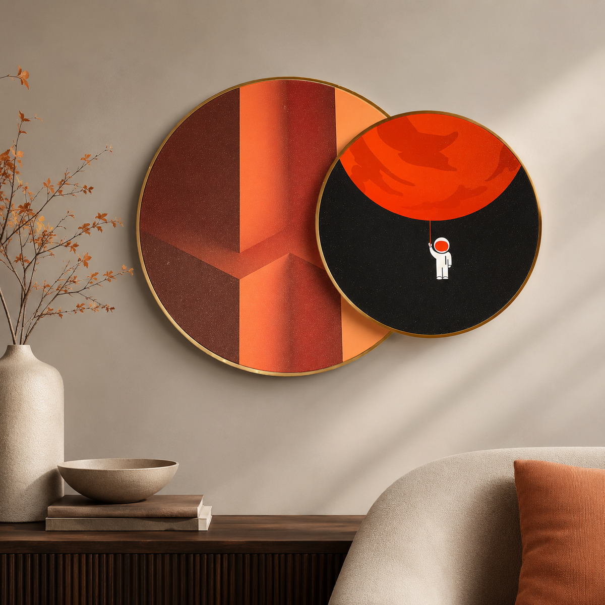 Cosmic Orbit Wall Art Set