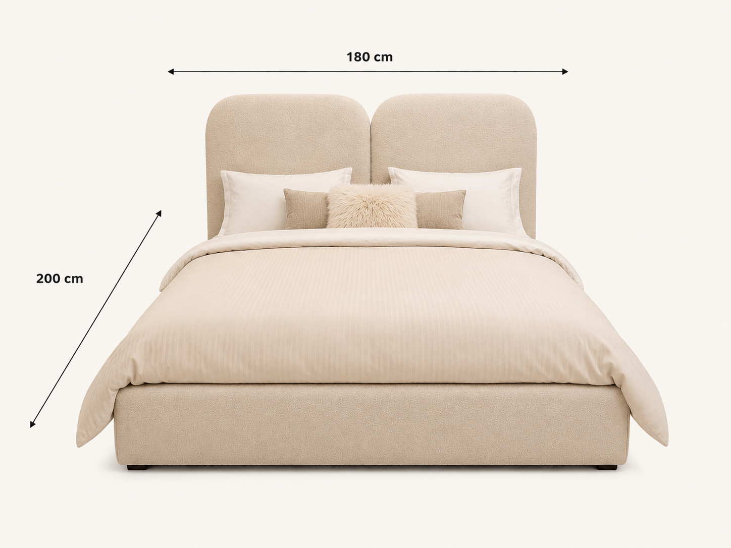 Aria Twin Panel Bed