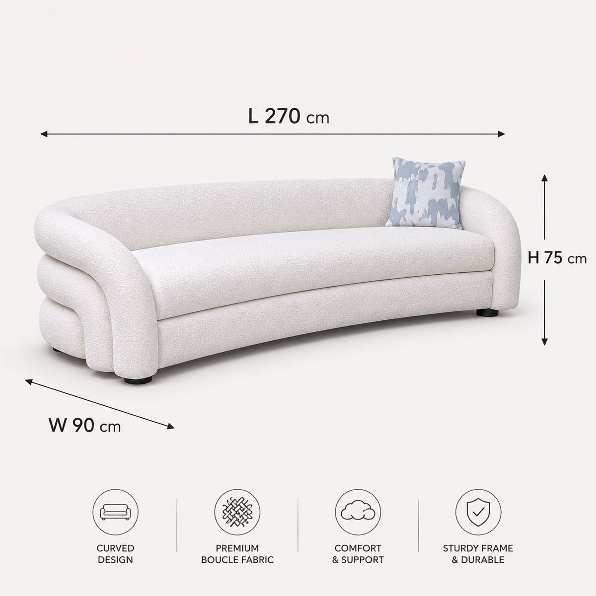 Aurora Curve Sofa