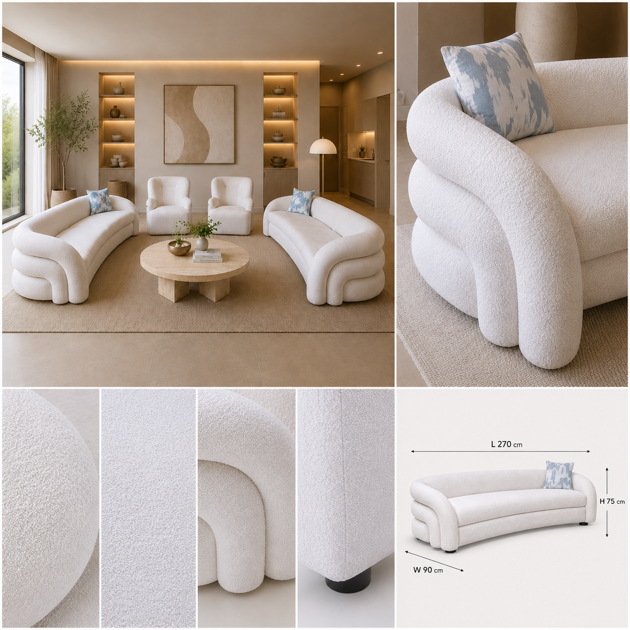 Aurora Curve Sofa