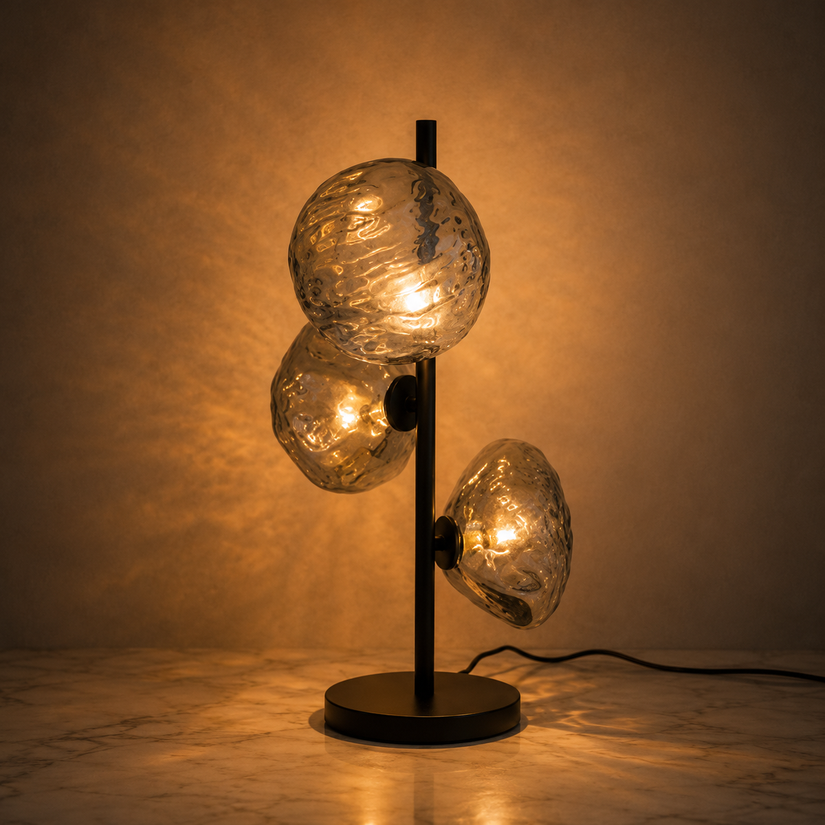 Aurora Glass Trio Lamp