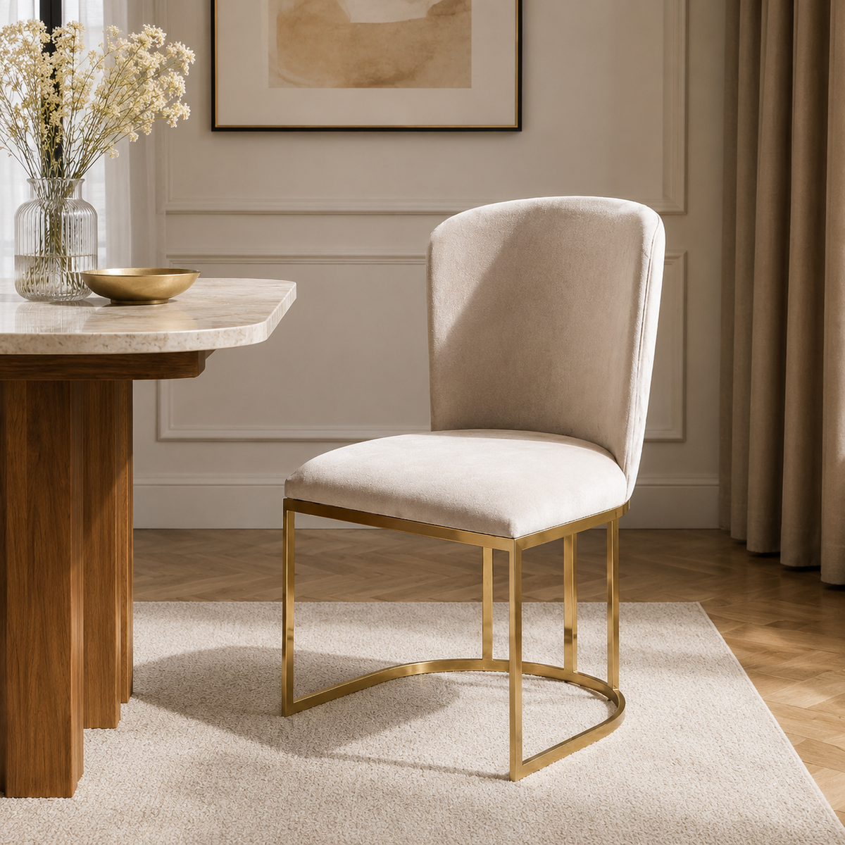 Aurora Velvet Dining Chair