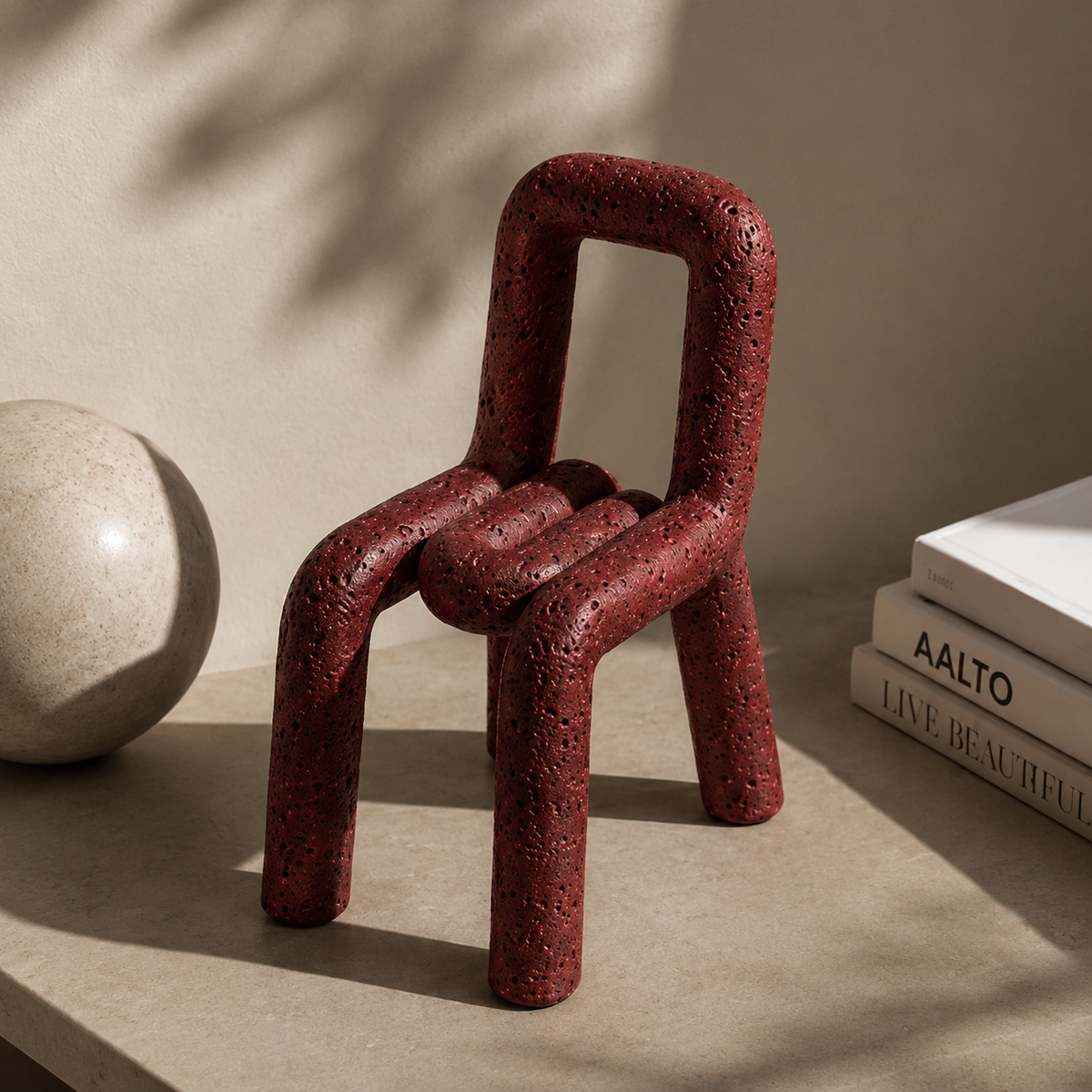 Arco Texture Sculpture Bordeaux