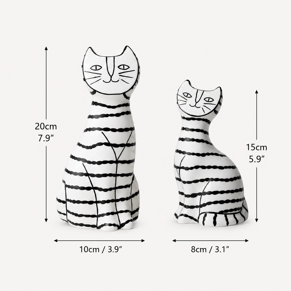 Whisker Duo Sculpture Set