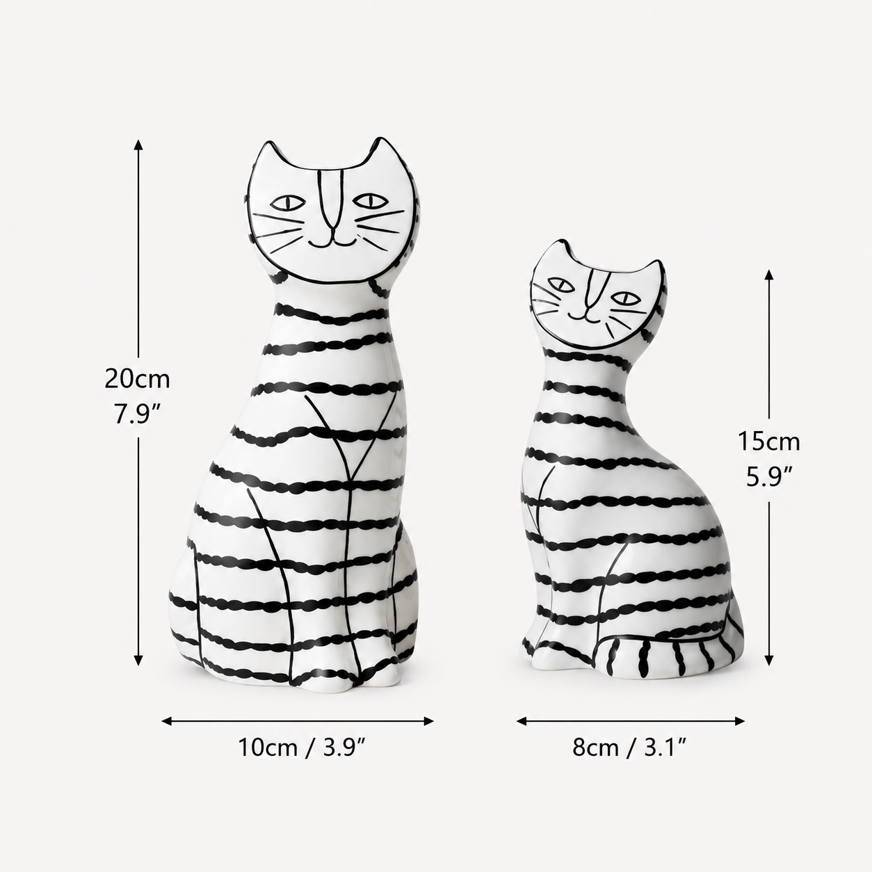 Whisker Duo Sculpture Set