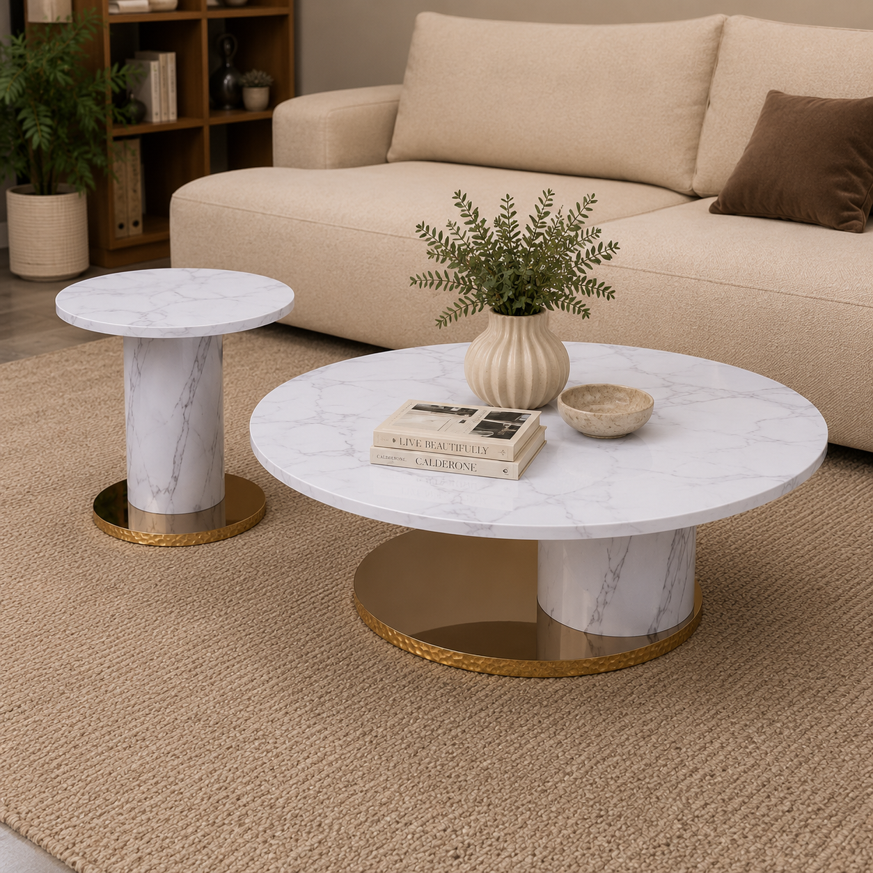 Aurora 1+1 Coffee Table Set