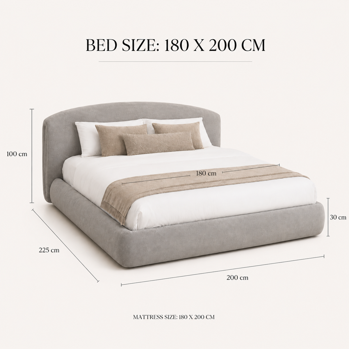 Luna Curve Bed