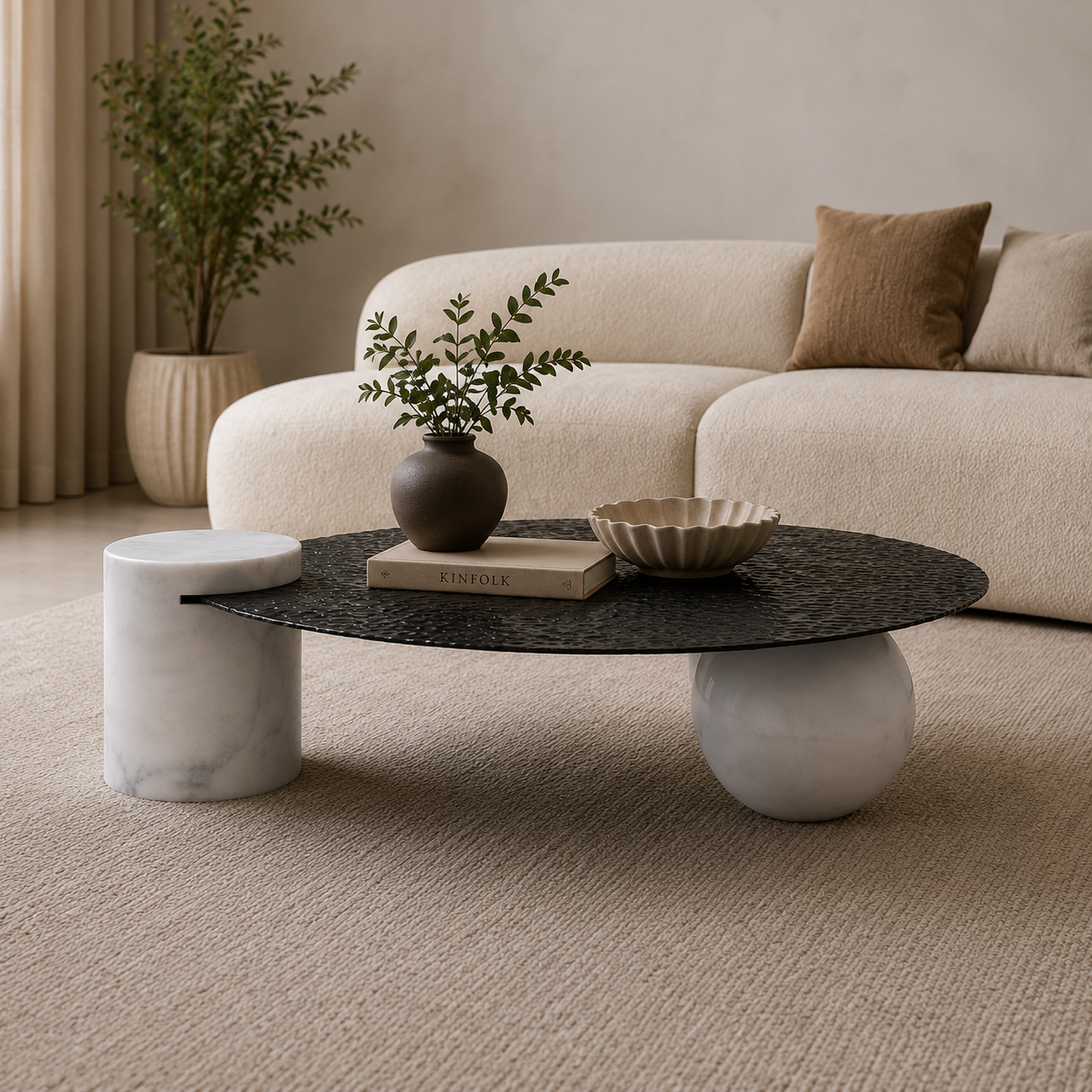 Luna Marble Coffee Table
