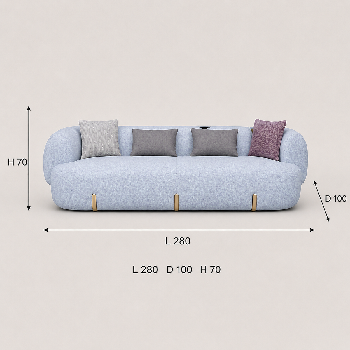 Lunara Sofa Set