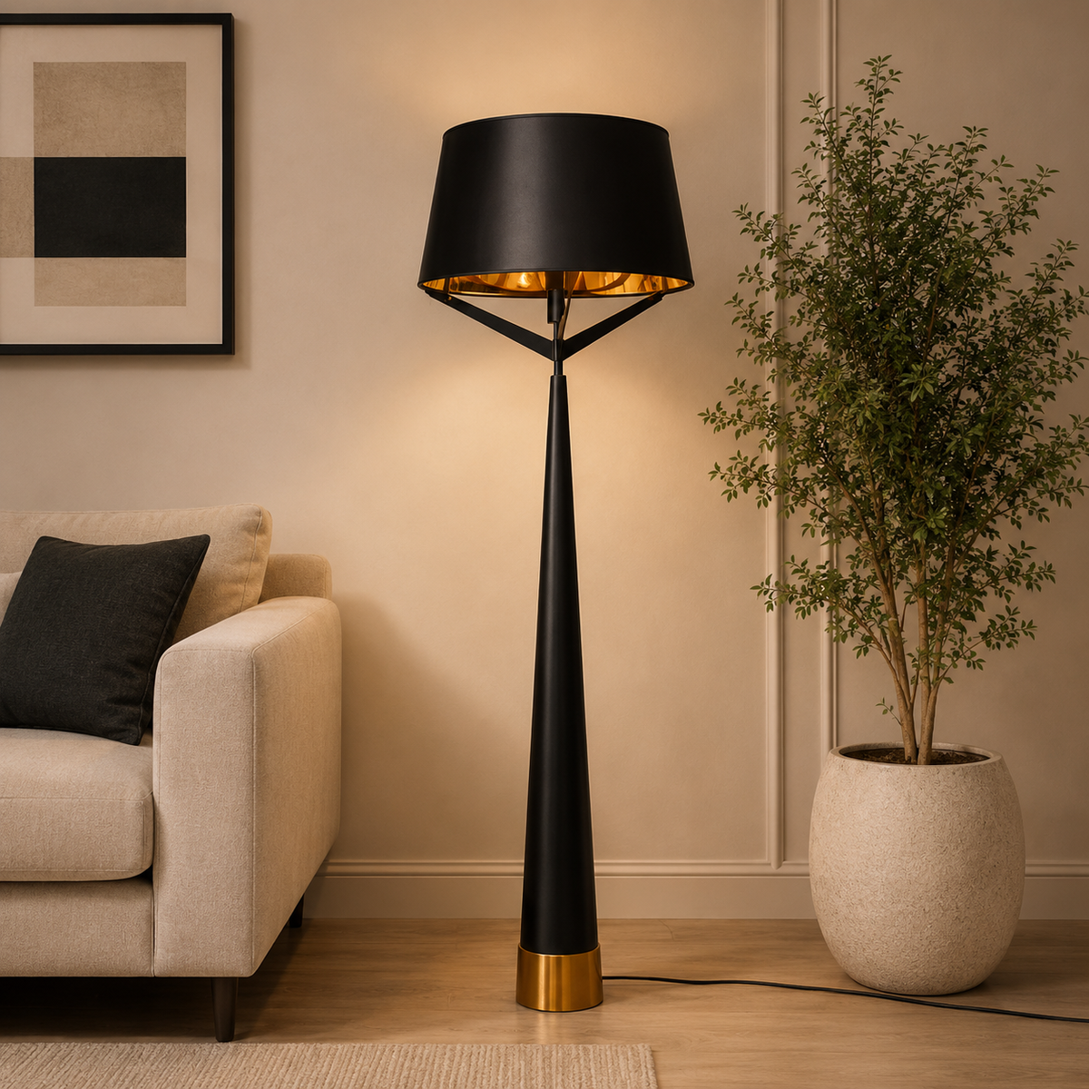 Noir Luxe Floor Lamp
