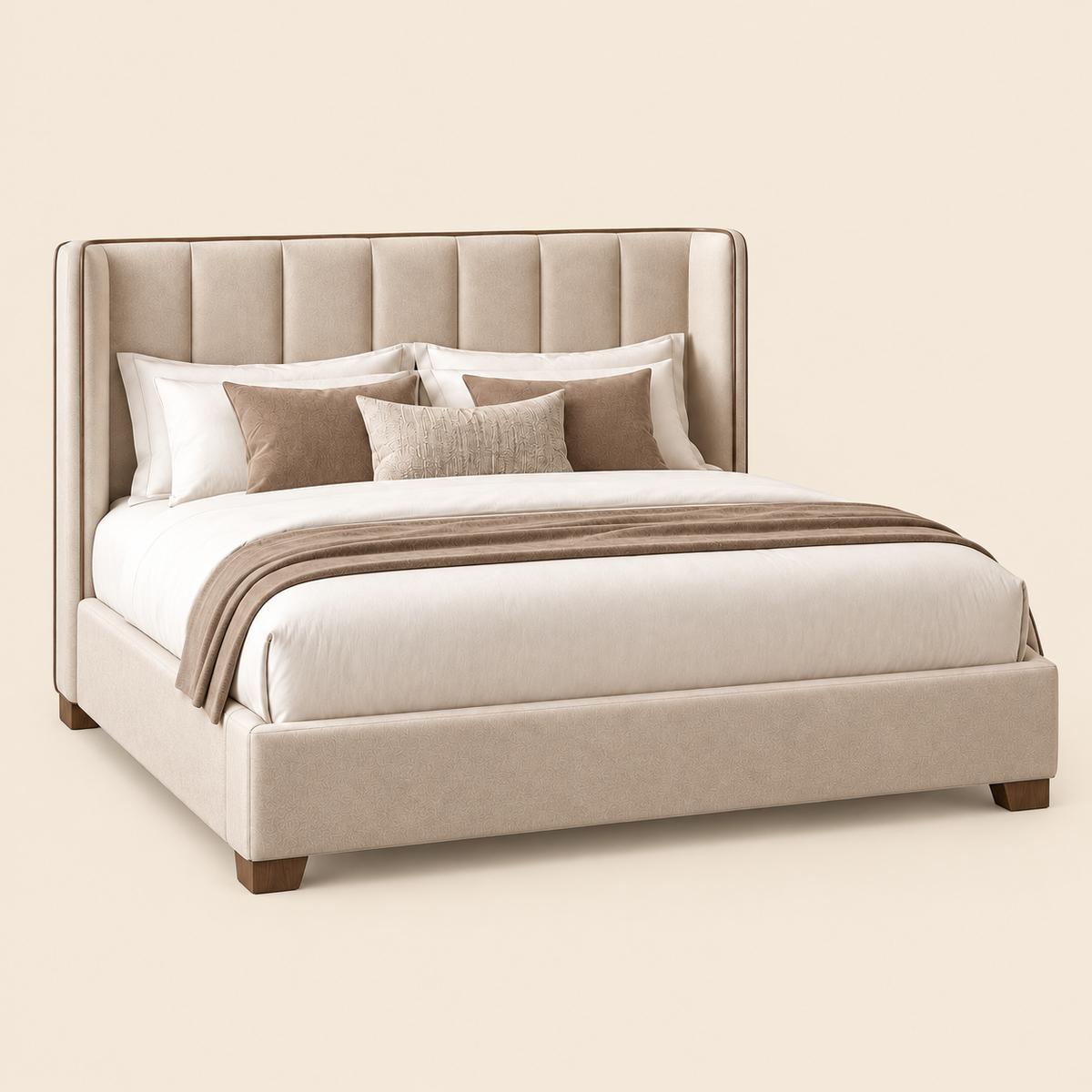 Aurelia Classic Wingback Bed