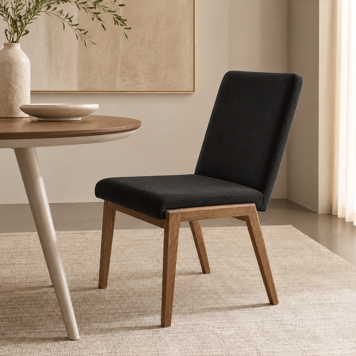 Elara Black Dining Chair
