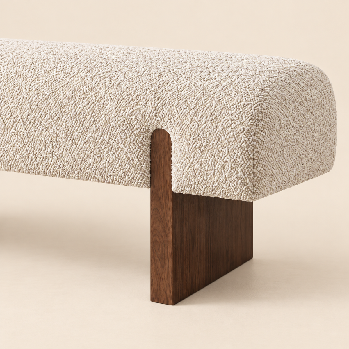 Siena Bouclé Bench