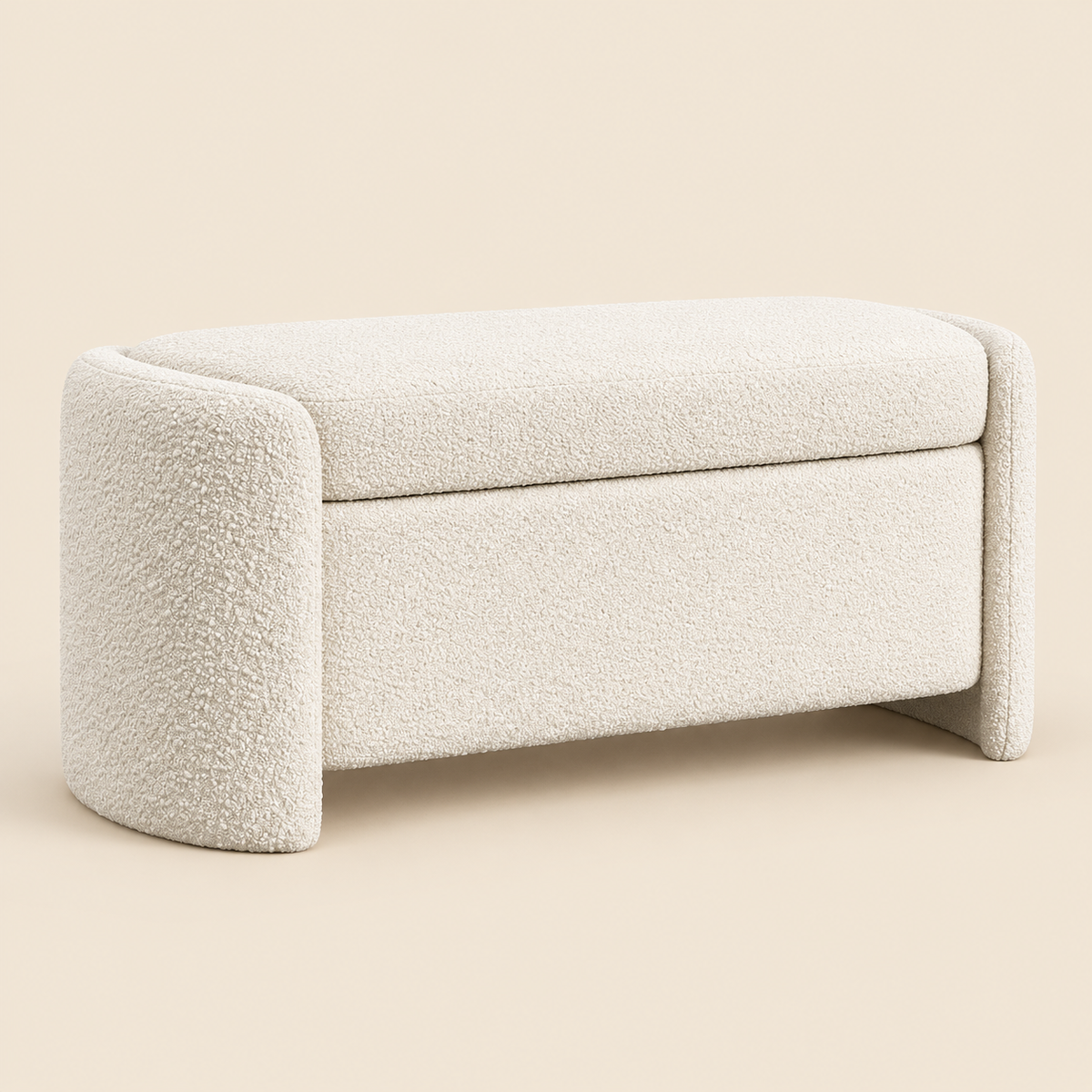 Cove Bouclé Bench
