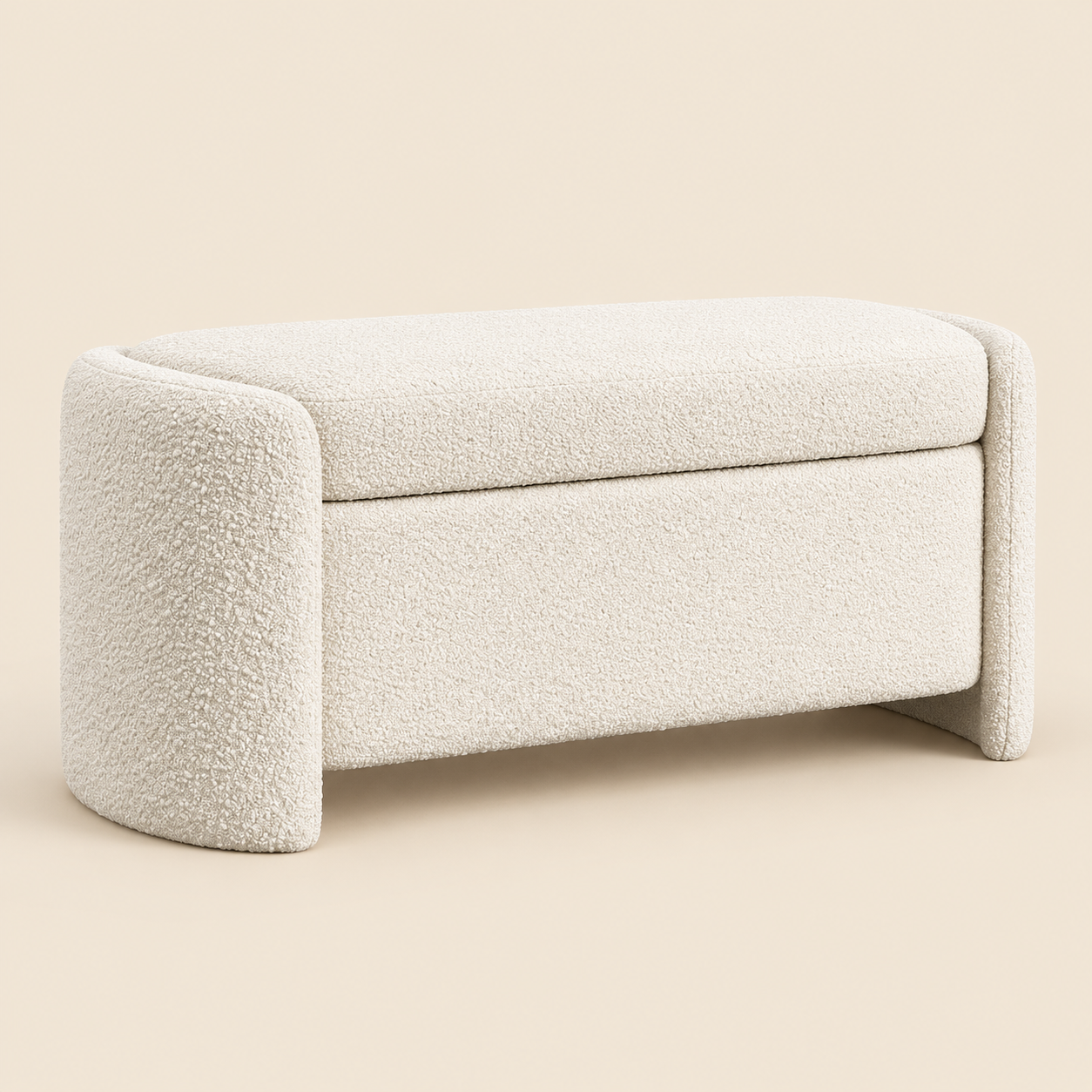 Cove Bouclé Bench