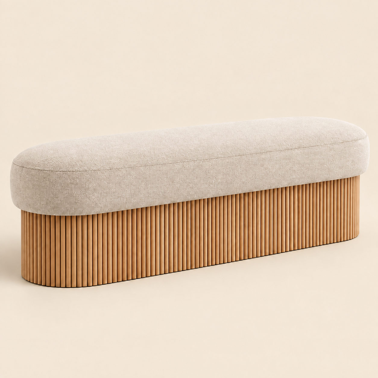 Riviera Fluted Bench