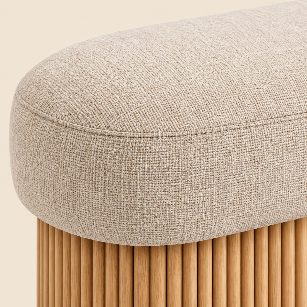 Riviera Fluted Bench