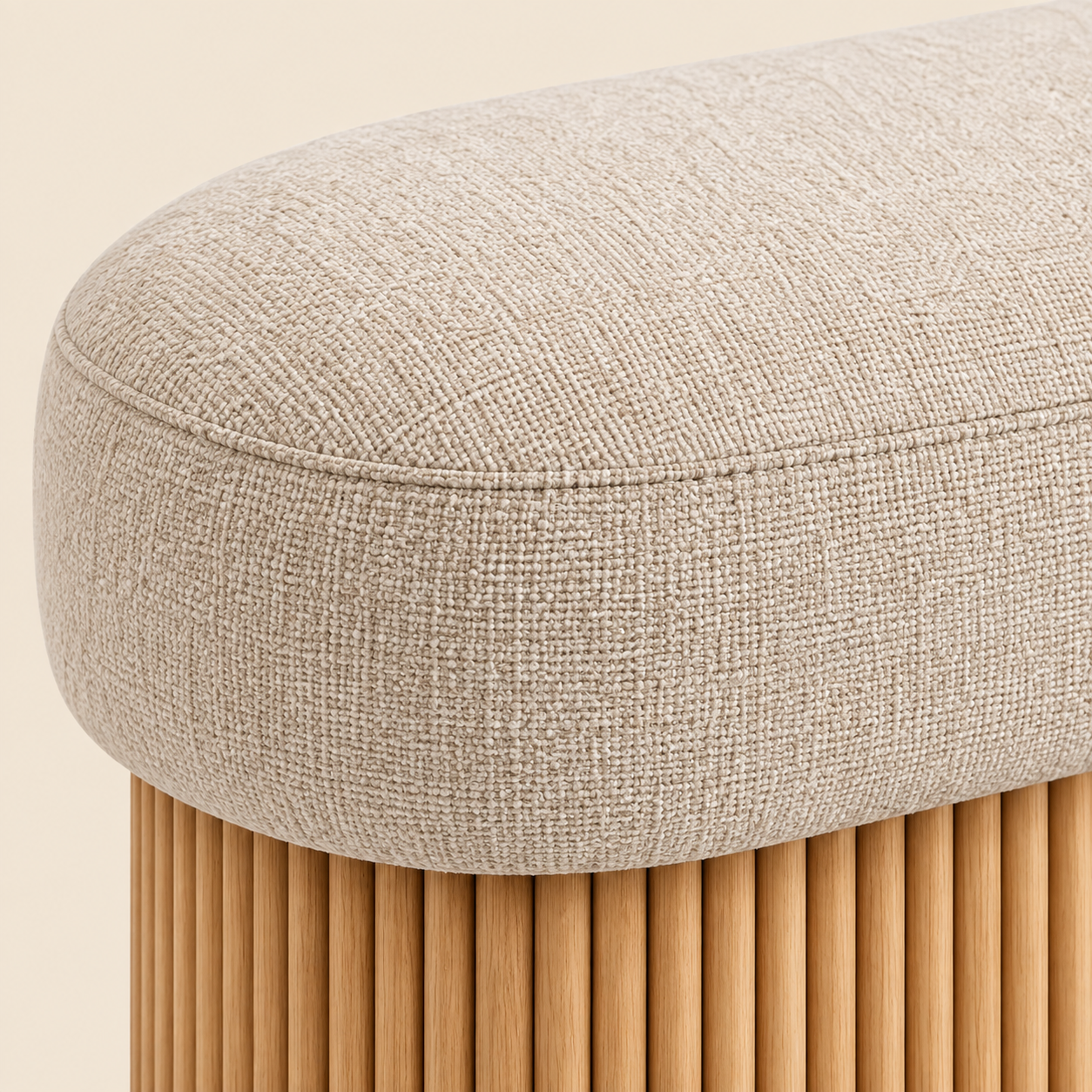 Riviera Fluted Bench
