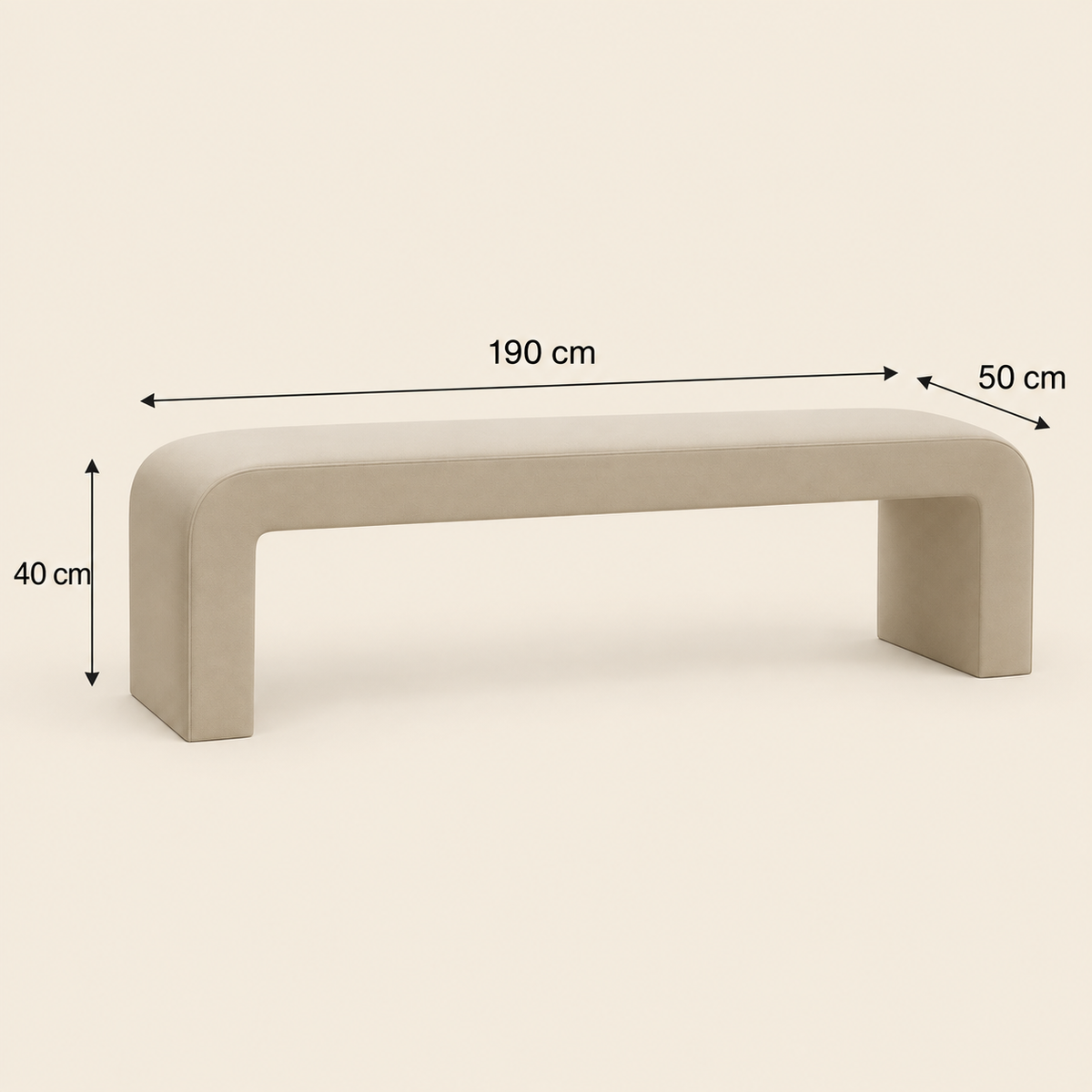 Aura Upholstered Bench