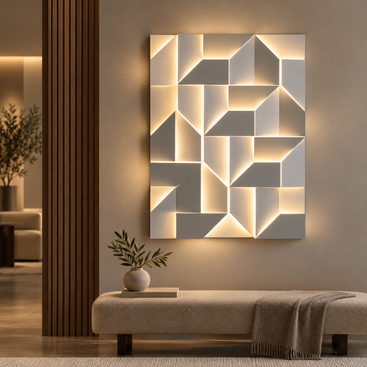 Prism Geometry Wall Light